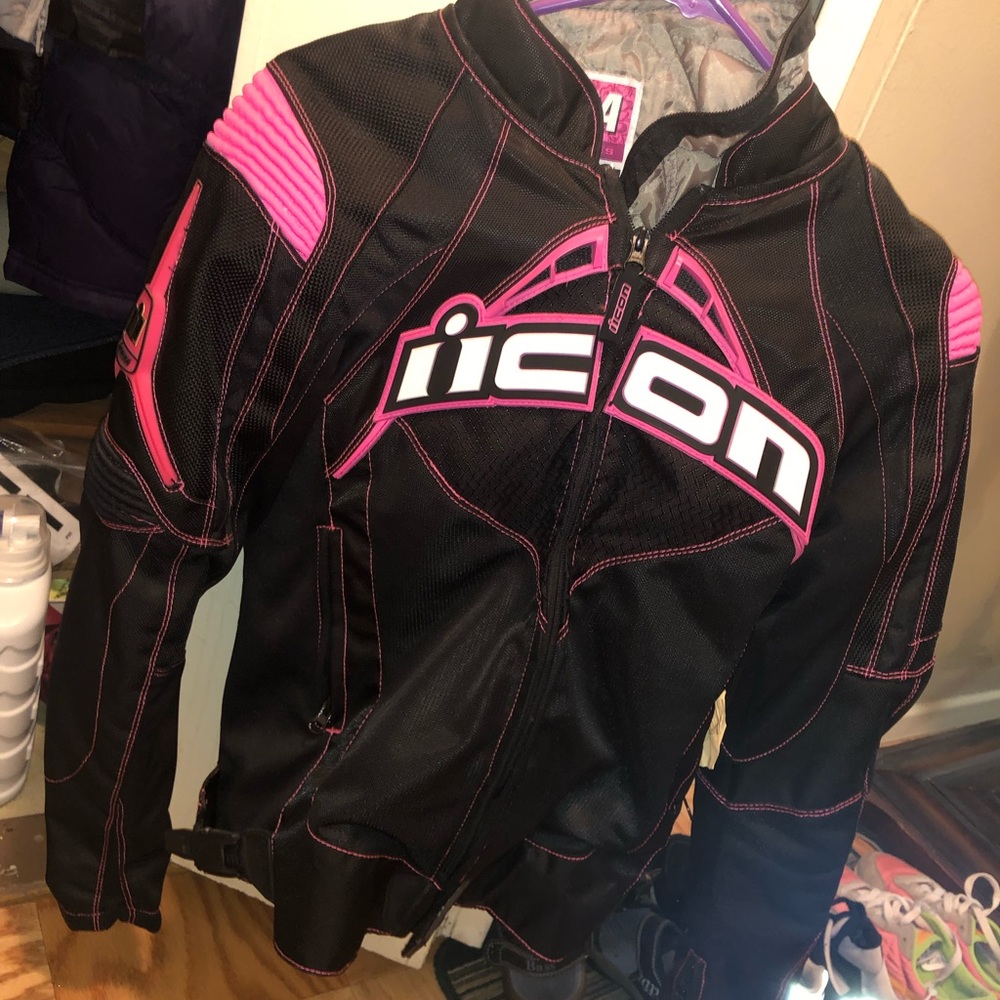 ICON women’s motorcycle jacket - XS